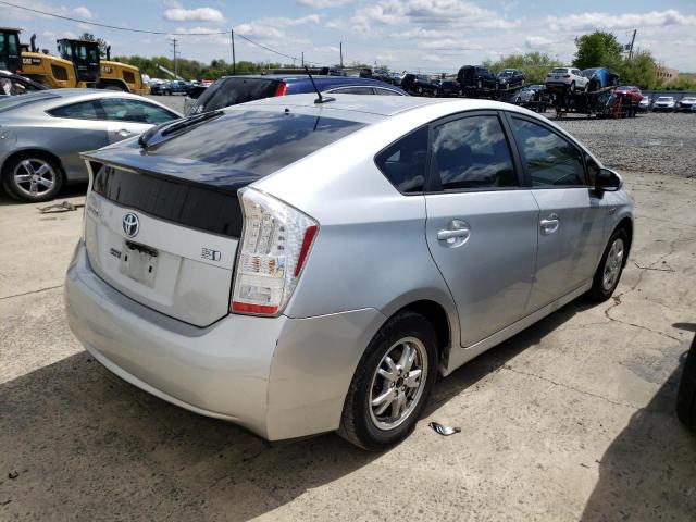 JTDKN3DU8B1461212 - 2011 TOYOTA PRIUS SILVER photo 3