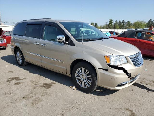 2C4RC1CG6DR734019 - 2013 CHRYSLER TOWN & COU TOURING L BEIGE photo 4