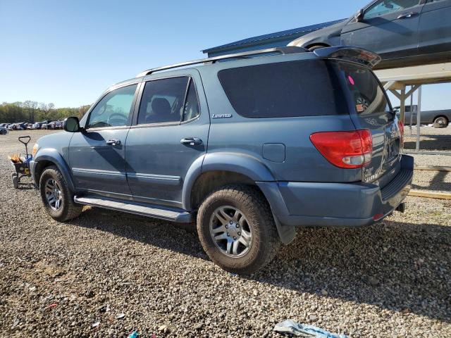 5TDBT48A06S263910 - 2006 TOYOTA SEQUOIA LIMITED BLUE photo 2