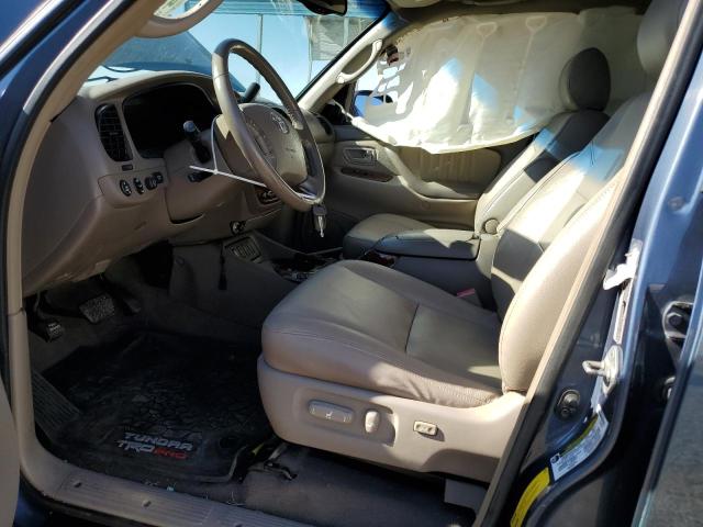 5TDBT48A06S263910 - 2006 TOYOTA SEQUOIA LIMITED BLUE photo 7