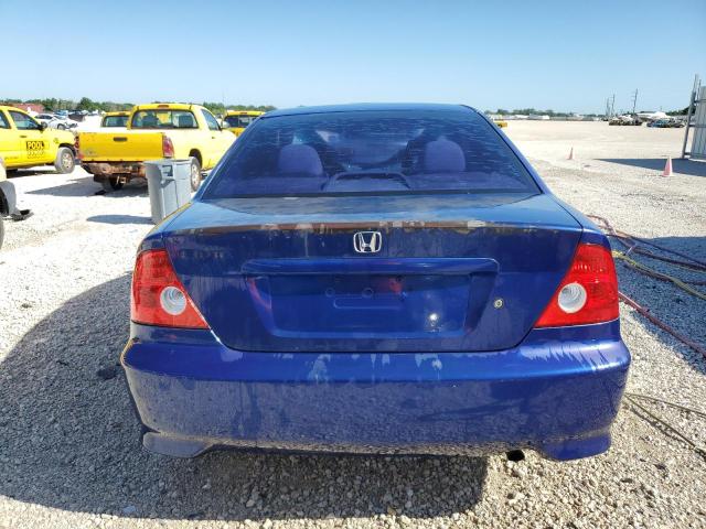 1HGEM22974L079951 - 2004 HONDA CIVIC EX BLUE photo 6