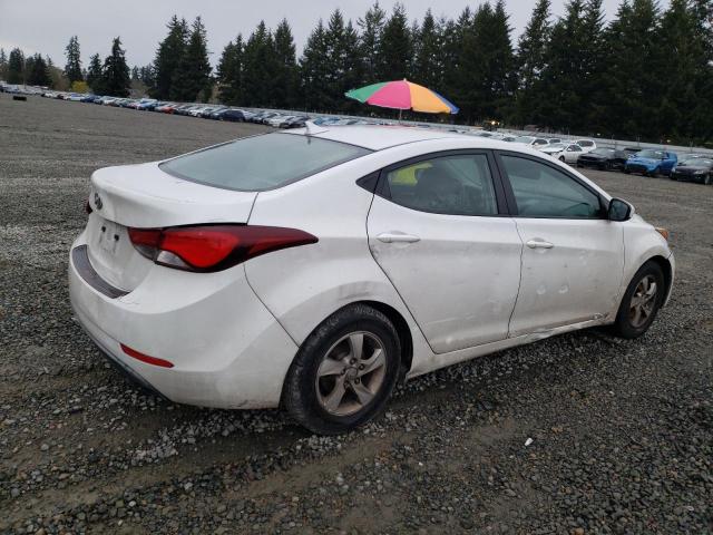 5NPDH4AE3FH573014 - 2015 HYUNDAI ELANTRA SE WHITE photo 3