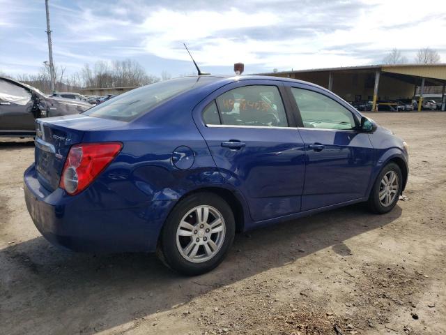 1G1JC5SB0D4246805 - 2013 CHEVROLET SONIC LT BLUE photo 3