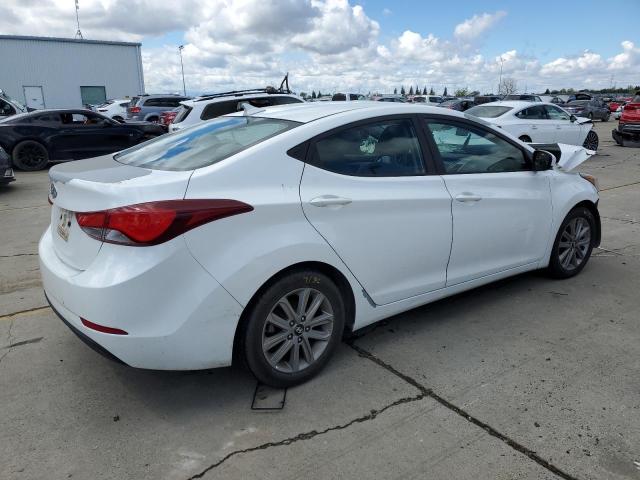 5NPDH4AE3EH501292 - 2014 HYUNDAI ELANTRA SE WHITE photo 3