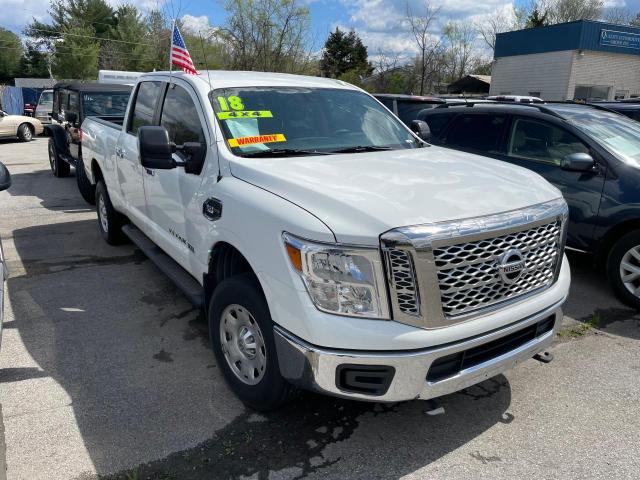 1N6AA1F35JN510922 - 2018 NISSAN TITAN XD S WHITE photo 1