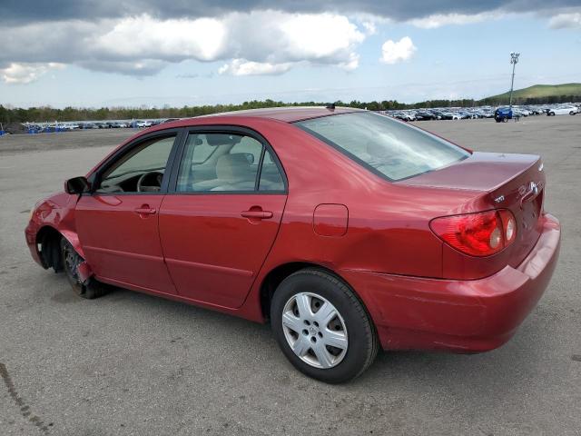 2T1BR32E55C376702 - 2005 TOYOTA COROLLA CE RED photo 2