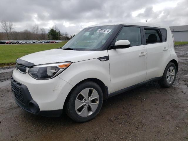 KNDJN2A25E7059951 - 2014 KIA SOUL WHITE photo 1