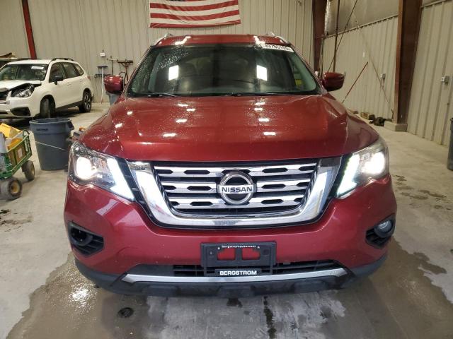 5N1DR2MN3HC688560 - 2017 NISSAN PATHFINDER S BURGUNDY photo 5