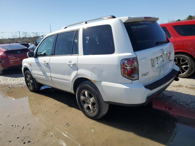 2HKYF18577H513170 - 2007 HONDA PILOT EXL WHITE photo 2