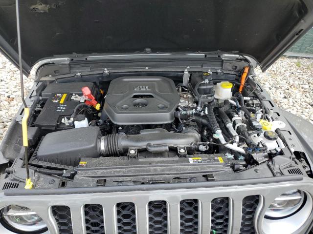 1C4JJXP65MW757824 - 2021 JEEP WRANGLER U SAHARA 4XE GRAY photo 11