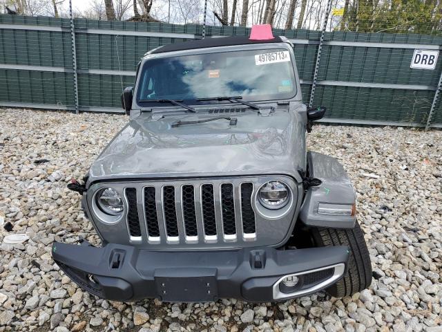 1C4JJXP65MW757824 - 2021 JEEP WRANGLER U SAHARA 4XE GRAY photo 5
