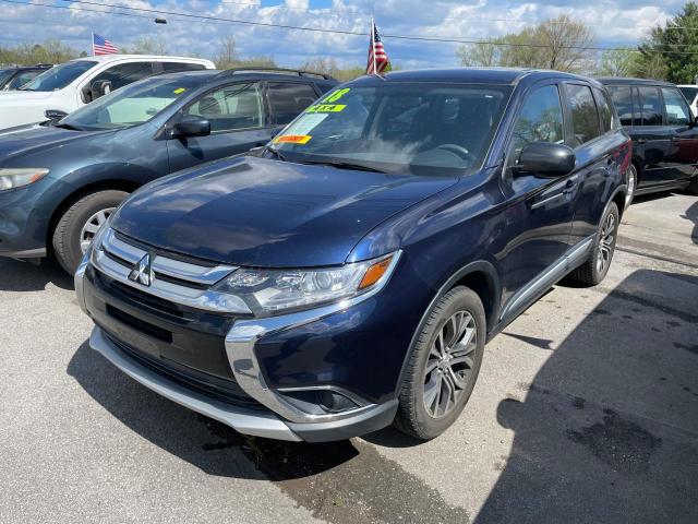 JA4AZ3A36JZ053815 - 2018 MITSUBISHI OUTLANDER SE BLUE photo 2