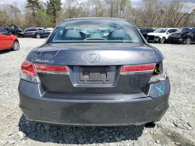 1HGCP2F38CA150752 - 2012 HONDA ACCORD LX GRAY photo 6