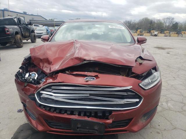 3FA6P0H79ER134221 - 2014 FORD FUSION SE BURGUNDY photo 5