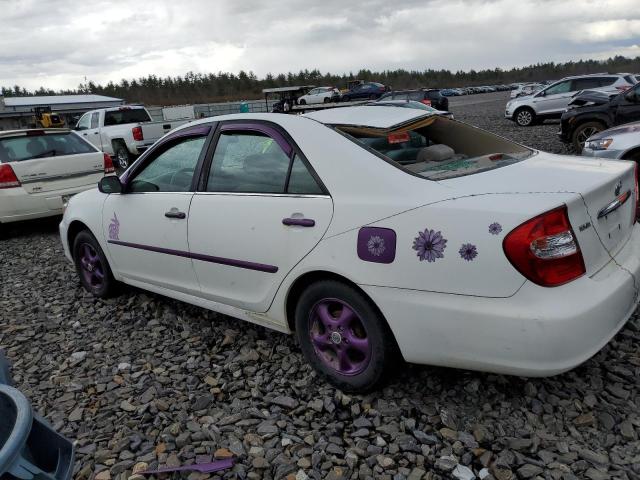 4T1BE32K94U315366 - 2004 TOYOTA CAMRY LE WHITE photo 2