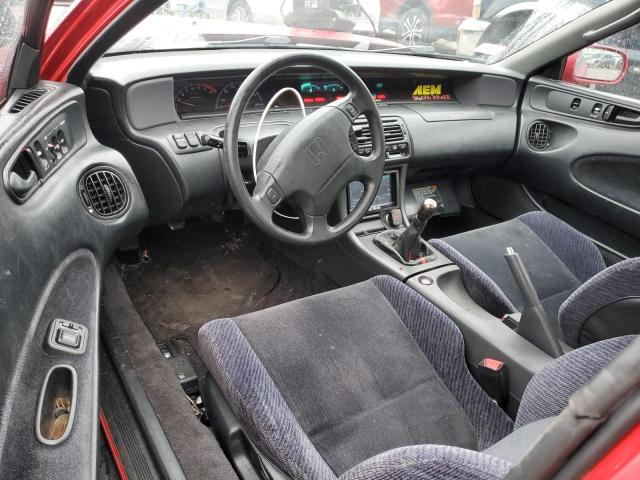 JHMBB2167NC015178 - 1992 HONDA PRELUDE SI RED photo 8