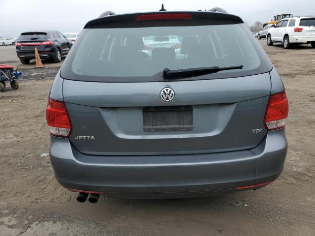 3VWPL7AJ7BM618256 - 2011 VOLKSWAGEN JETTA TDI GRAY photo 6