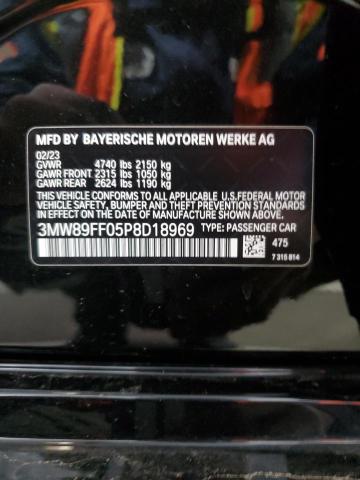 3MW89FF05P8D18969 - 2023 BMW 330XI BLACK photo 13