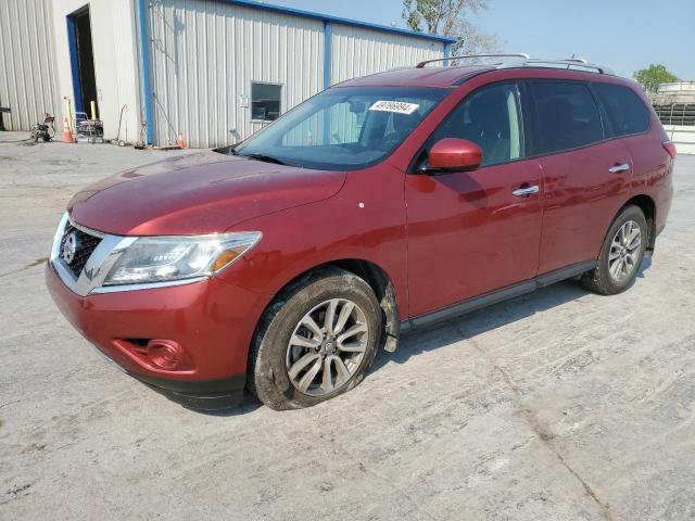 5N1AR2MN7EC601340 - 2014 NISSAN PATHFINDER S RED photo 1