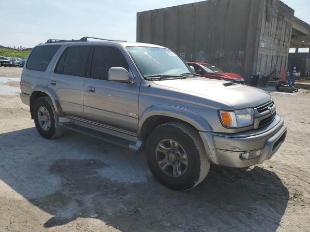 JT3GN86R220233230 - 2002 TOYOTA 4RUNNER SR5 GRAY photo 4