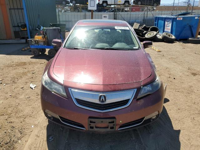 19UUA8F52DA003919 - 2013 ACURA TL TECH MAROON photo 5