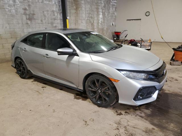 SHHFK7H97HU417398 - 2017 HONDA CIVIC SPORT TOURING SILVER photo 4