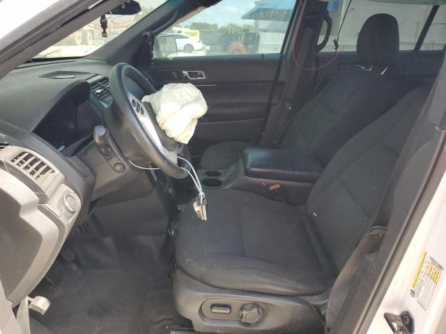 1FM5K8AR2EGA18912 - 2014 FORD EXPLORER POLICE INTERCEPTOR أبيض صورة 7