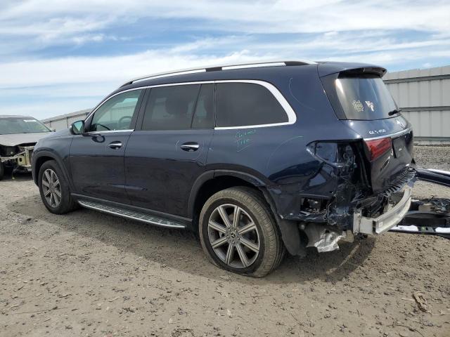 4JGFF5KE4NA720851 - 2022 MERCEDES-BENZ GLS 450 4MATIC BLUE photo 2