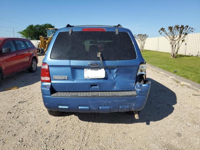 1FMCU9D79AKA41256 - 2010 FORD ESCAPE XLT BLUE photo 6