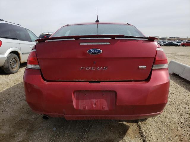 1FAHP36N69W104091 - 2009 FORD FOCUS SES RED photo 6