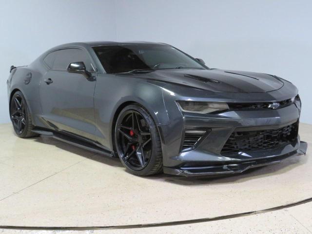 1G1FE1R77J0156712 - 2018 CHEVROLET CAMARO SS GRAY photo 1