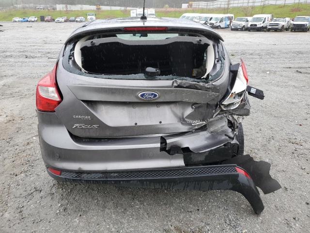 1FADP3N20EL359613 - 2014 FORD FOCUS TITANIUM GRAY photo 6