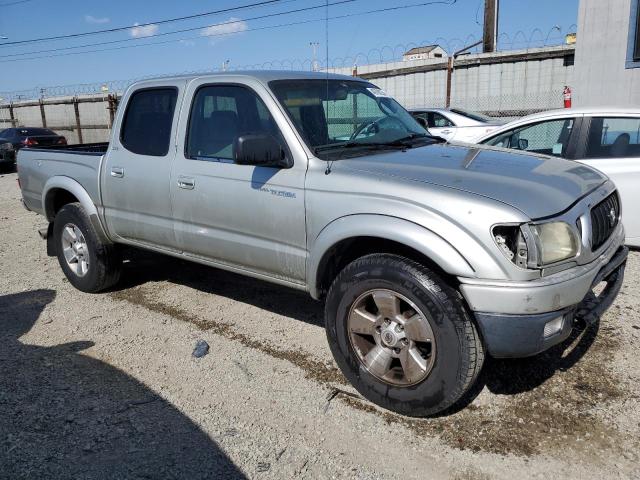 5TEGM92N64Z395274 - 2004 TOYOTA TACOMA DOUBLE CAB PRERUNNER SILVER photo 4
