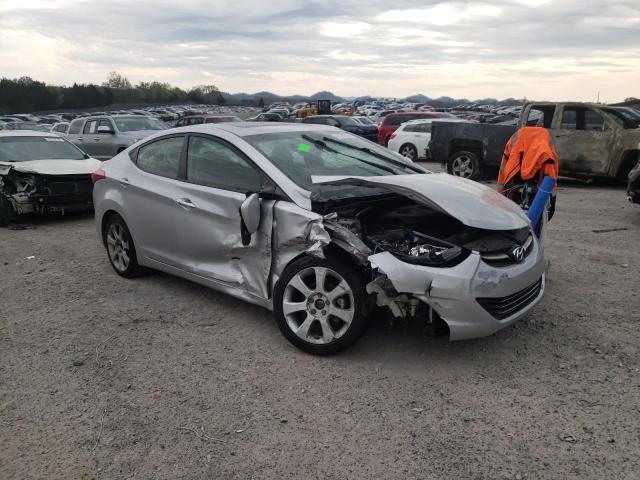 KMHDH4AE3DU521185 - 2013 HYUNDAI ELANTRA GLS SILVER photo 4