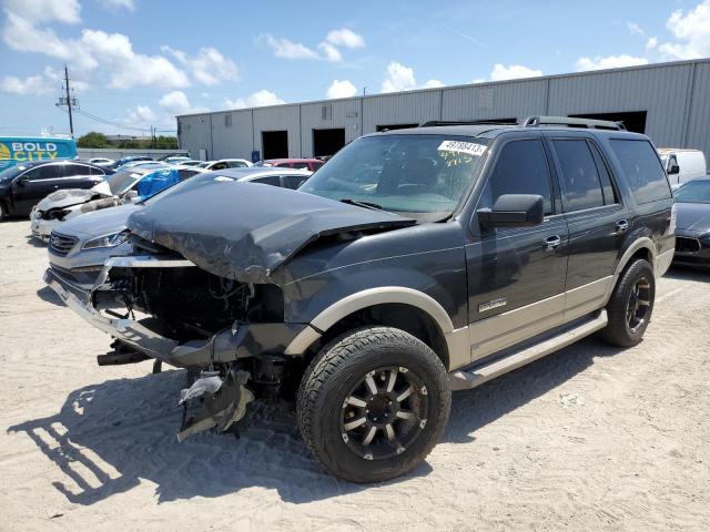 1FMFU17527LA54460 - 2007 FORD EXPEDITION EDDIE BAUER GRAY photo 1