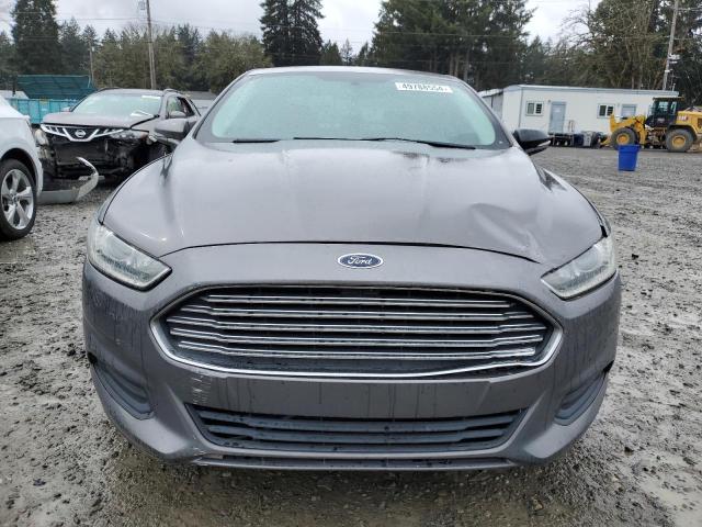 3FA6P0H73DR346935 - 2013 FORD FUSION SE GRAY photo 5