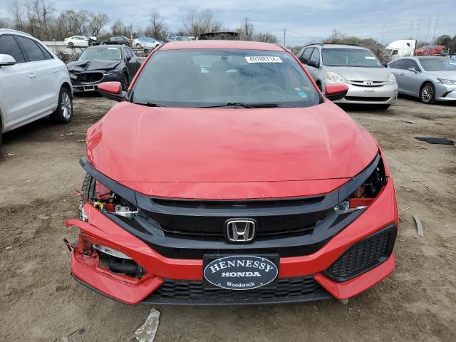 SHHFK7G25JU205299 - 2018 HONDA CIVIC LX RED photo 5