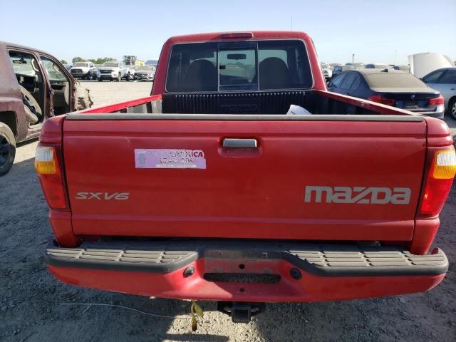 4F4YR16U41TM32333 - 2001 MAZDA B3000 CAB PLUS RED photo 6