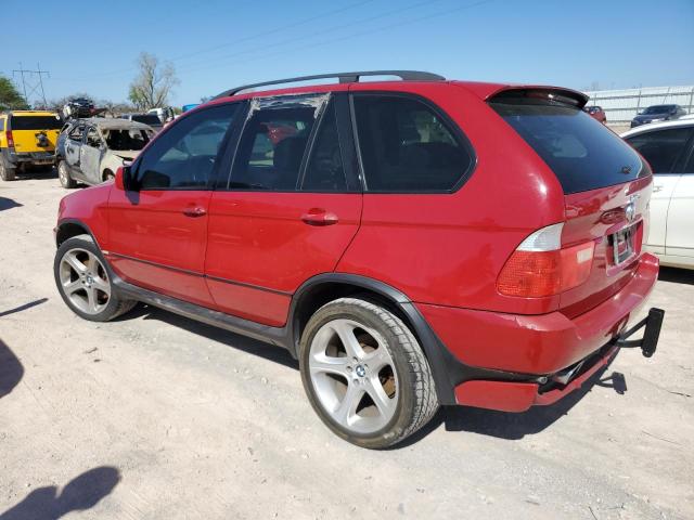 5UXFB93552LN79423 - 2002 BMW X5 4.6IS RED photo 2