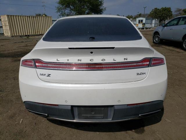 3LN6L5MU6HR640989 - 2017 LINCOLN MKZ HYBRID RESERVE WHITE photo 6