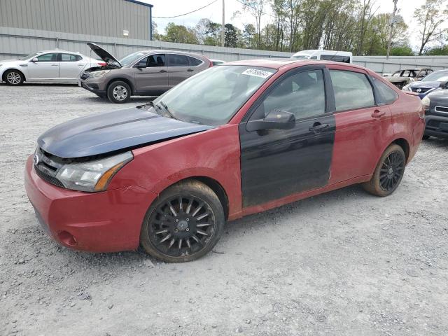 1FAHP3GN2AW184069 - 2010 FORD FOCUS SES RED photo 1