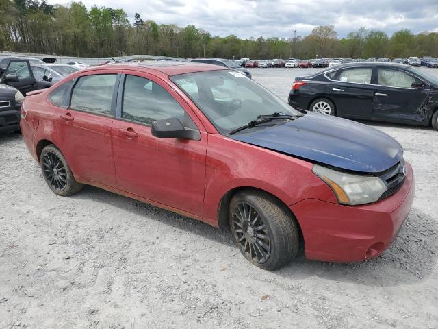 1FAHP3GN2AW184069 - 2010 FORD FOCUS SES RED photo 4