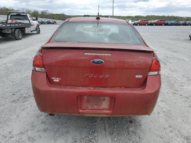 1FAHP3GN2AW184069 - 2010 FORD FOCUS SES RED photo 6