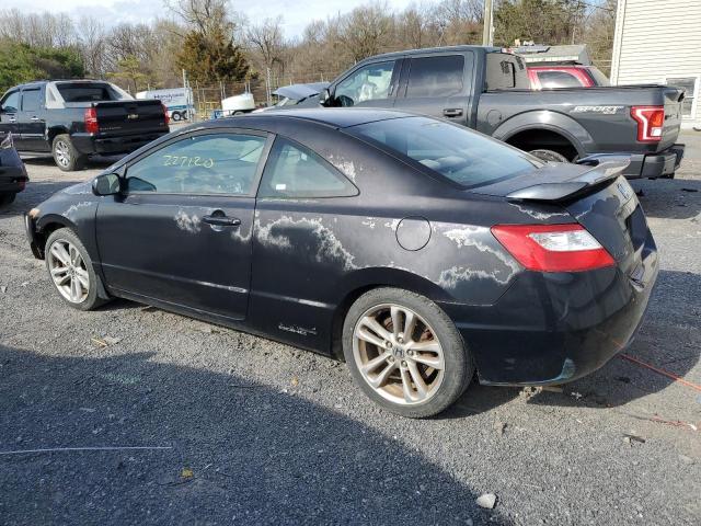 2HGFG21507H708249 - 2007 HONDA CIVIC SI BLACK photo 2