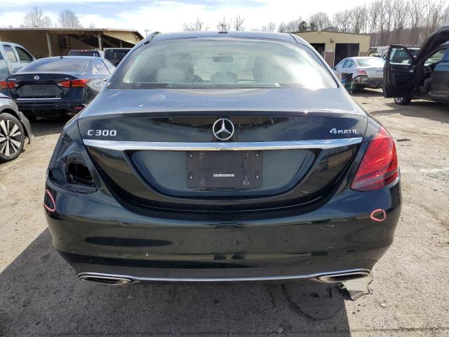 55SWF8EB8KU306867 - 2019 MERCEDES-BENZ C 300 4MATIC BLACK photo 6