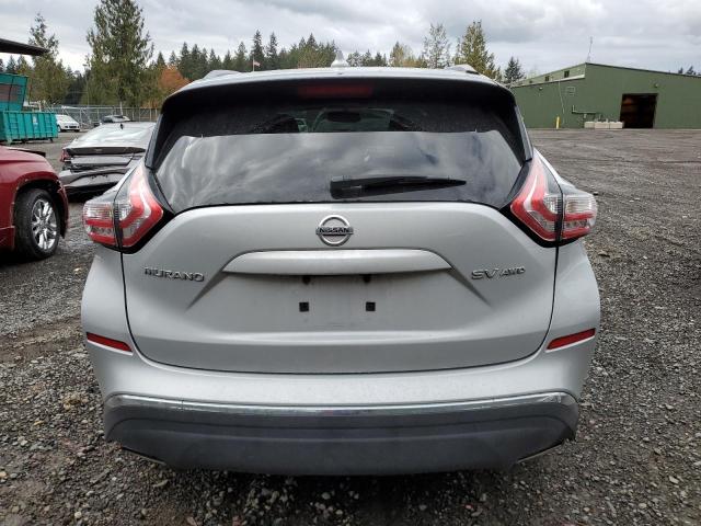 5N1AZ2MH5JN126473 - 2018 NISSAN MURANO S SILVER photo 6