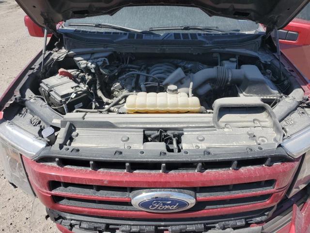 1FTEW1C59MKD65398 - 2021 FORD F150 SUPERCREW RED photo 11