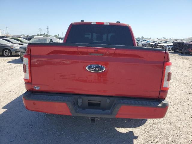1FTEW1C59MKD65398 - 2021 FORD F150 SUPERCREW RED photo 6