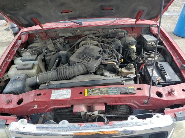 1FTZR45E54TA02906 - 2004 FORD RANGER SUPER CAB RED photo 11