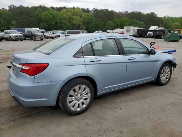 1C3CCBAB4CN192583 - 2012 CHRYSLER 200 LX BLUE photo 3